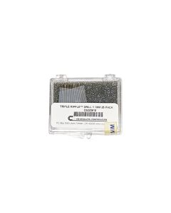 1.1mm Triple Ripple Diamond Drill - 25 Pack