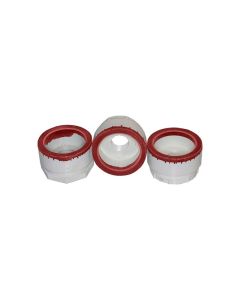 2-3/4 Inch 600 Grit Resin Diamond Sphere Grinding Cup - Set of 3