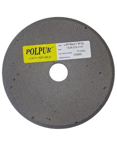 6 Inch x 3/8 Inch Polpur Lapi-T Black V-Wheel