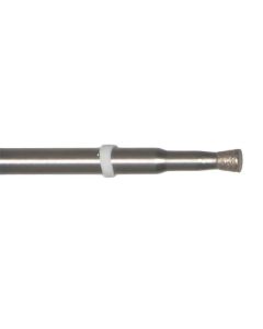 Inverted Cone 0.11 Inch Tip 140 Grit Sintered Diamond Point with 1/8 Inch Shank