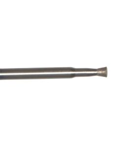 Inverted Cone 0.11 Inch Tip 220 Grit Sintered Diamond Point with 1/8 Inch Shank