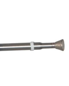 Inverted Cone 0.19 Inch Tip 140 Grit Sintered Diamond Point with 1/8 Inch Shank