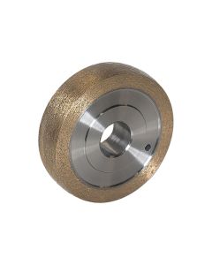 4 Inch x 1 Inch Radiused 35/40 Grit Sintered Diamond Wheel