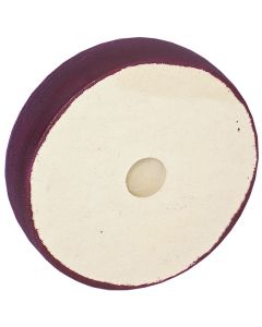 6 inch x 1-1/2 Inch 220 grit Resin Diamond Radiused Wheel on Felt Substrate