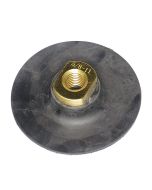 4 Inch 5/8-11 Threaded Velcro Backed Super Flexible Backer Pad