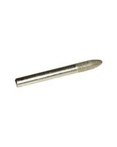 1/4 Inch Shank 150 Grit Slim Diamond Flame