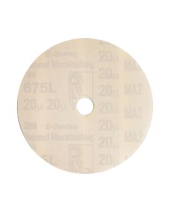 3M 4 Inch Velcro Backed 600 Grit Electrostatic Diamond Disk