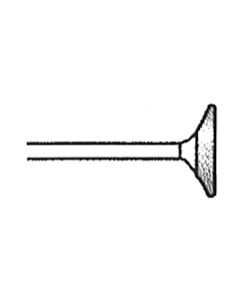 Valvehead 0.50 Inch Tip 120 Grit Diamond Point with 1/8 Inch Shank