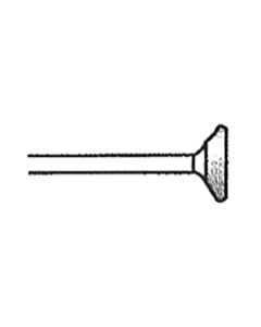 Valvehead 0.37 Inch Tip 260 Grit Diamond Point with 1/8 Inch Shank