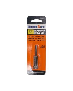 Diamond Sure 1/2 inch electroplated diamond core drill for glass