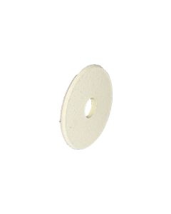 4 Inch x 1/4 Inch V-Wheel Wool Felt Wheel with 1 Inch Arbor Hole