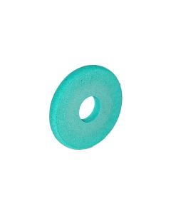 3 Inch x 3/8 Inch Full Circle (Olive Cut) Green Polpur Wheel