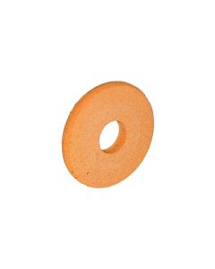 3 Inch x 3/8 Inch Full Circle (Olive Cut) Orange Polpur Wheel
