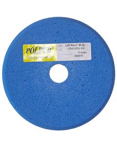6 Inch x 3/8 Inch Polpur Lapi-T Blue V-Wheel
