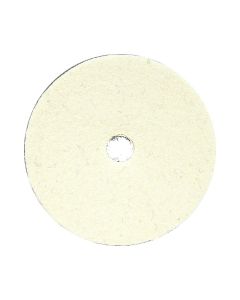 4 Inch Natural Wool Felt Velcro Backed Polishing Disk