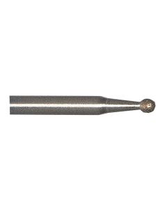 Ball 0.08 Inch Tip 220 Grit Sintered Diamond Point with 1/8 Inch Shank