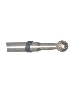 Ball 0.14 Inch Tip 500 Grit Sintered Diamond Point with 1/8 Inch Shank