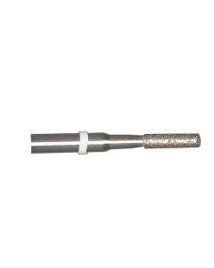 Cylinder 0.09 Inch Tip 140 Grit Sintered Diamond Point with 1/8 Inch Shank