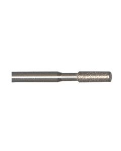 Cylinder 0.12 Inch Tip 220 Grit Sintered Diamond Point with 1/8 Inch Shank