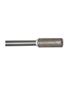 Cylinder 0.20 Inch Tip 140 Grit Sintered Diamond Point with 1/8 Inch Shank