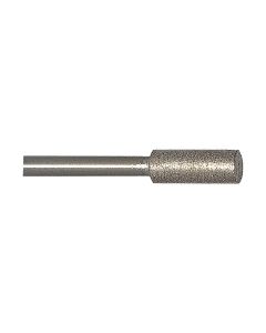 Cylinder 0.20 Inch Tip 220 Grit Sintered Diamond Point with 1/8 Inch Shank