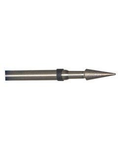Tree Flame 0.12 Inch Tip 500 Grit Sintered Diamond Point with 1/8 Inch Shank