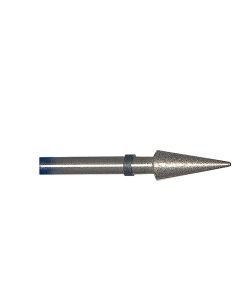 Tree Flame 0.20 Inch Tip 500 Grit Sintered Diamond Point with 1/8 Inch Shank