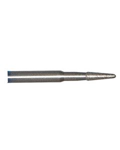 Round End Taper 0.08 Inch Tip 220 Grit Sintered Diamond Point with 1/8 Inch Shank