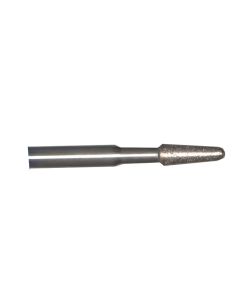 Round End Taper 0.12 Inch Tip 220 Grit Sintered Diamond Point with 1/8 Inch Shank