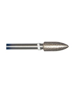 Flame 0.20 Inch Tip 140 Grit Sintered Diamond Point with 1/8 Inch Shank
