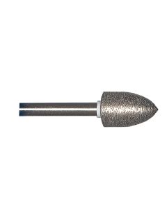 Flame 0.31 Inch Tip 140 Grit Sintered Diamond Point with 1/8 Inch Shank