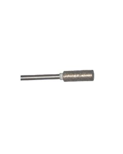 Cylinder 0.20 Inch Tip 140 Grit Sintered Diamond Point with 3/32 Inch Shank
