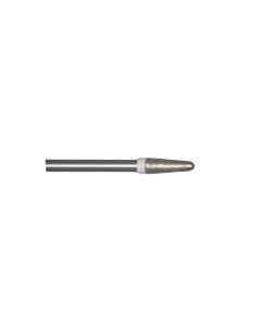 Round-end Taper 0.12 Inch Tip 140 Grit Sintered Diamond Point with 3/32 Inch Shank