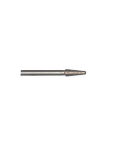 Round-end Taper 0.12 Inch Tip 220 Grit Sintered Diamond Point with 3/32 Inch Shank