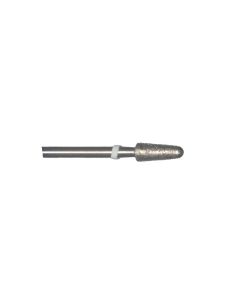 Round-end Taper 0.39 Inch Tip 140 Grit Sintered Diamond Point with 3/32 Inch Shank