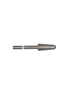 Round-end Taper 0.20 Inch Tip 140 Grit Sintered Diamond Point with 3/32 Inch Shank