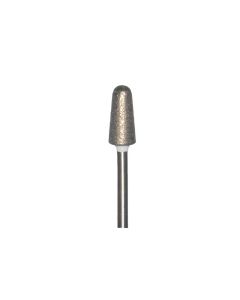 Round-end Taper 0.26 Inch Tip 140 Grit Sintered Diamond Point with 3/32 Inch Shank