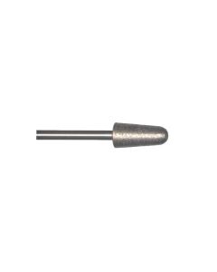 Round-end Taper 0.26 Inch Tip 220 Grit Sintered Diamond Point with 3/32 Inch Shank