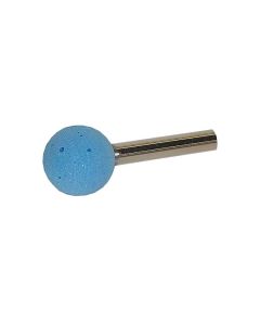 1 Inch Polpur Lapi-T Blue Ball Shaped Point on 1/2 Inch Mandrel