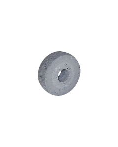 3 Inch x 1 inch Radiused Edge Polpur Black Wheel