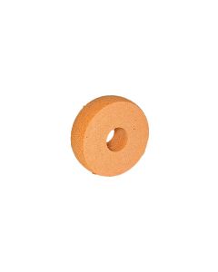 3 Inch x 1 inch Radiused Edge Polpur Orange Wheel