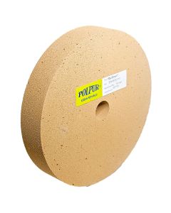 8 Inch Flat Edged Polpur Lapi-T Brown Wheel