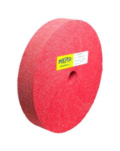 8 Inch Flat Edged Polpur Lapi-T Pink Wheel