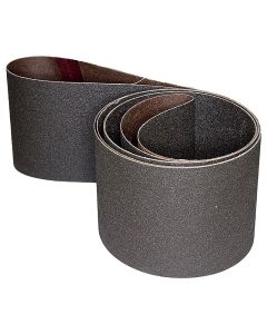 4 Inch x 106 Inch 100 Grit Silicon Carbide Belt Pack of 5