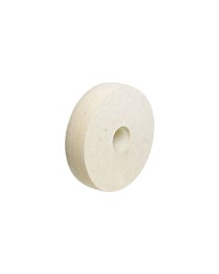 4 Inch x 1 Inch Radiused Felt Polishing Wheel