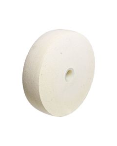 6 Inch x 1-1/2 Inch Radiused Felt Polishing Wheel