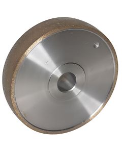 6 Inch x 1-1/2 Inch Radiused 80/100 Grit Sintered Diamond Wheel