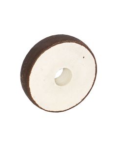 4 inch x 1 Inch 325 grit Resin Diamond Radiused Wheel on Felt Substrate