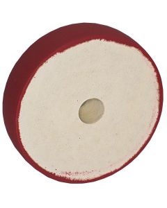 6 inch x 1-1/2 Inch 600 grit Resin Diamond Radiused Wheel on Felt Substrate