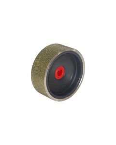 4 Inch x 1-1/2 Inch Flat-Edged Electroplated Diamond Wheel, 60-Grit